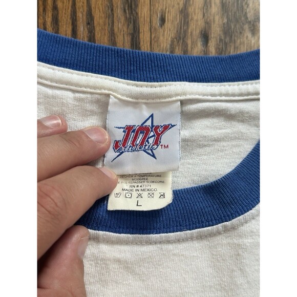 Vintage 90’s St. Louis Rams Football NFC Champions Two Toned Retro T Shirt - Picture 4 of 4